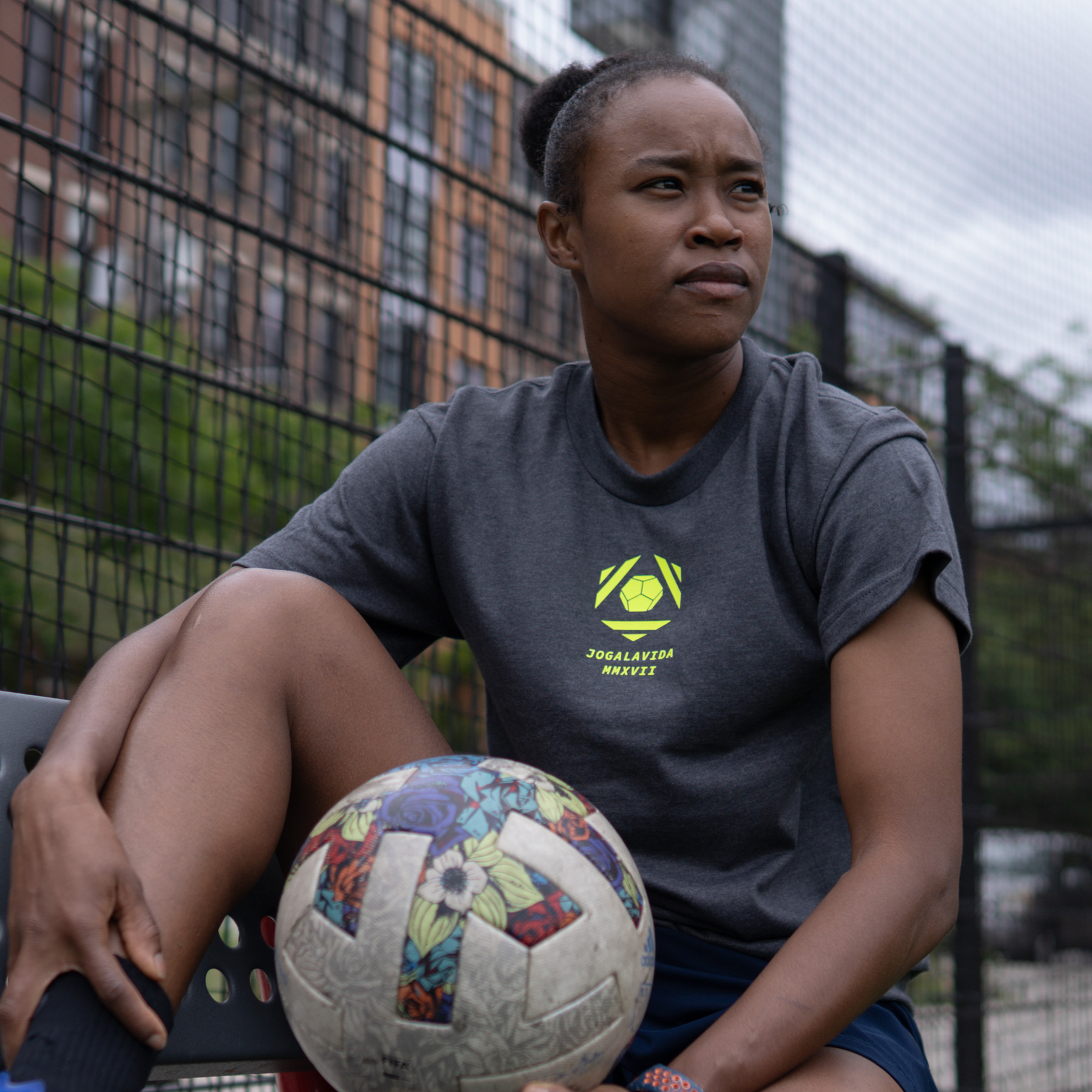 JOGALAVIDA footballer with a ball